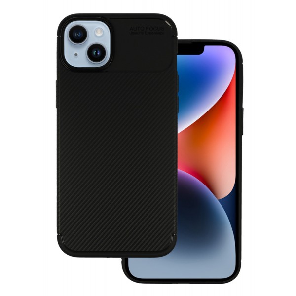VENNUS Θήκη Carbon Elite VNS-0056 για iPhone 14 Plus, μαύρη Θήκες
