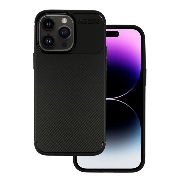 VENNUS Θήκη Carbon Elite VNS-0058 για iPhone 14 Pro Max, μαύρη Θήκες