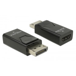 DELOCK αντάπτορας DisplayPort 1.2 σε HDMI 66234, 4K, Passive, μαύρος Εικόνα