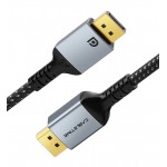 CABLETIME καλώδιο DisplayPort CT-DP8K, gold plated, 8K/60Hz, 1m, μαύρο Εικόνα