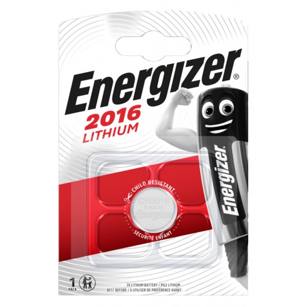 ENERGIZER μπαταρία λιθίου CR2016, 3V, 1τμχ Μπαταρίες Λιθίου