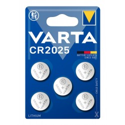 VARTA μπαταρία λιθίου CR2025, 3V, 5τμχ Μπαταρίες Λιθίου