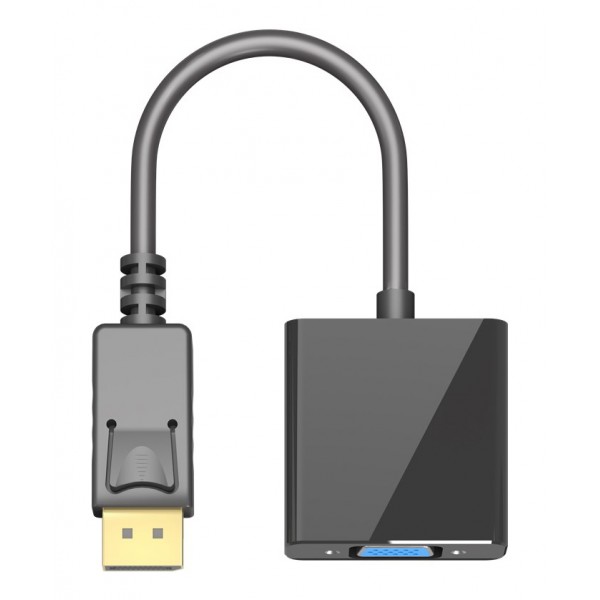 GOOBAY καλώδιο DisplayPort σε VGA 60606, 0.15m, μαύρο Εικόνα