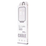 USAMS καλώδιο USB-C σε USB US-SJ099, 2.1A, 1m, λευκό USB-C (Type-C)