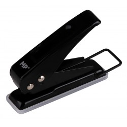 MP μεταλλικός διακορευτής PA104, μονός, 6mm, 2x9cm, μαύρος Γραφική Ύλη