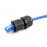 DELOCK σύνδεσμος για RJ45 86995, αδιάβροχος IP67, μαύρος Δίκτυο