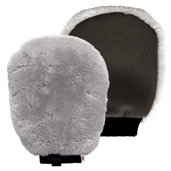 MOJE AUTO γάντι καθαρισμού αυτοκινήτου 19-639, μάλλινο, 18x26cm, γκρι Αξεσουάρ Αυτοκινήτου