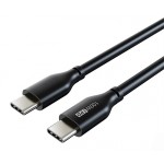 CABLETIME καλώδιο USB-C CT-CM100, 100W PD, E-MARK, 2m, μαύρο USB-C (Type-C)