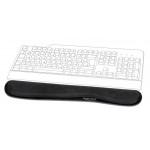 DELOCK στήριγμα καρπού για πληκτρολόγιο/laptop 12558, 20x85x465mm, μαύρο Mouse Pad