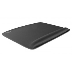 DELOCK mousepad για laptop με στήριγμα καρπού 12601, 320x420mm, μαύρο Mouse Pad