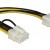 DELOCK καλώδιο PCI Express 6-pin σε PCI Express 8-pin 83775, 20cm