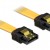 DELOCK καλώδιο SATA 82473, 3Gb/s, 30cm, κίτρινο