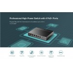 TP-LINK desktop switch TL-SF1006P, 6-Port 10/100Mbps, 4x PoE+, Ver. 1.0 Switches