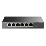 TP-LINK desktop switch TL-SF1006P, 6-Port 10/100Mbps, 4x PoE+, Ver. 1.0 Switches