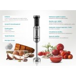 BRUNO ραβδομπλέντερ BRN-0092, ρυθμιζόμενη ταχύτητα, 1200W, inox-μάυρο Μικροσυσκευές Κουζίνας