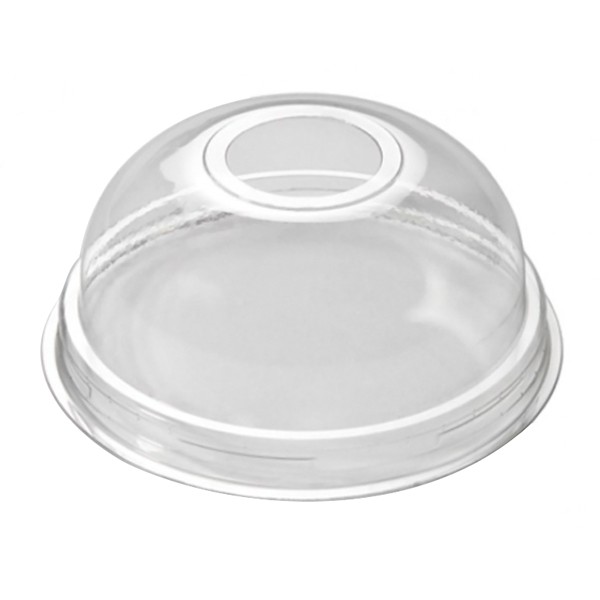 Καπάκι πομπέ για ποτήρι, 90mm, διάφανο, 100τμχ Είδη Παντοπωλείου