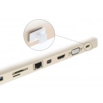 DELOCK κάλυμμα προστασίας για θύρα USB-C 64097 με λαβή, λευκό, 10τμχ USB-C (Type-C)