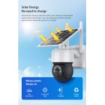 SECTEC smart ηλιακή κάμερα ST-S517C-3M, 3MP, PIR, PTZ, cloud/micro SD Smart Κάμερες