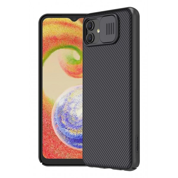 NILLKIN θήκη CamShield για Samsung A04, μαύρη Θήκες