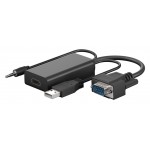 GOOBAY αντάπτορας HDMI σε VGA & 3.5mm 61259, 1080p, μαύρος Εικόνα