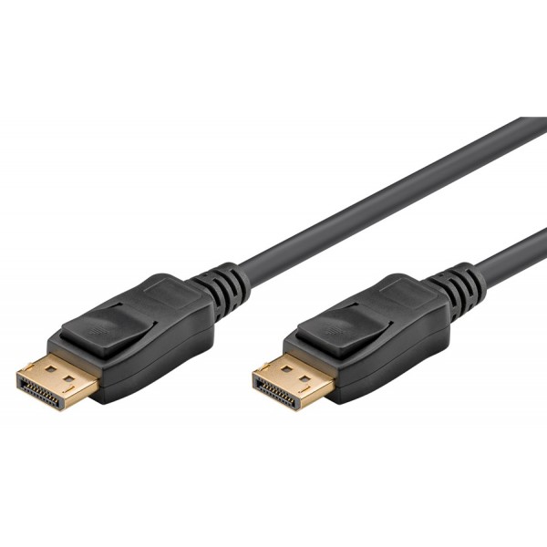 GOOBAY καλώδιο DisplayPort 61696, 8K/60Hz, 32.4 Gbit/s, 1m, μαύρο Εικόνα