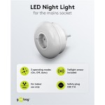 GOOBAY LED φωτιστικό νυκτός 64566 με πρίζα schuko, 6500K, IP20 Φωτιστικά
