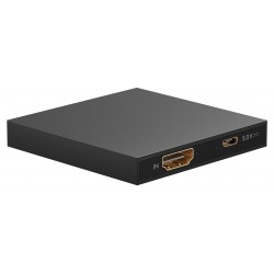 GOOBAY HDMI splitter 58480, 1-in σε 2-out, 4K/30Hz, μαύρο KVM - Splitter - Switch