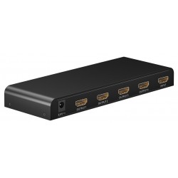 GOOBAY HDMI splitter 58482, 1-in σε 4-out, 4K/30Hz, μαύρο KVM - Splitter - Switch