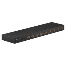 GOOBAY HDMI splitter 58484, 1-in σε 8-out, 4K/60Hz, μαύρο KVM - Splitter - Switch