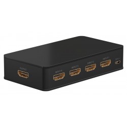 GOOBAY HDMI switch 58489, 4-in σε 1-out, 4K/60Hz, μαύρο KVM - Splitter - Switch
