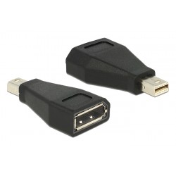 DELOCK αντάπτορας mini DisplayPort σε DisplayPort 65238, 4K, μαύρος Εικόνα
