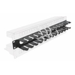 DELOCK cable management 66550 για rack 19"/1U, μαύρο Καμπίνες - Rack