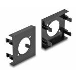 DELOCK D-Type module βάση 81405 για Easy 45 patch panel, 45x45mm, 5τμχ Καμπίνες - Rack