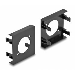 DELOCK D-Type module βάση 81405 για Easy 45 patch panel, 45x45mm, 5τμχ Καμπίνες - Rack