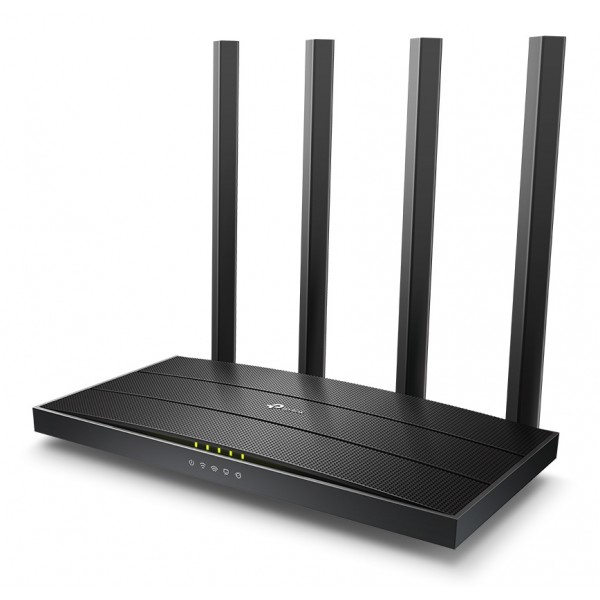 TP-LINK Router Archer C6, Wi-Fi 1200Mbps AC1200, MU-MIMO, Ver. 4.0 Modem - Router