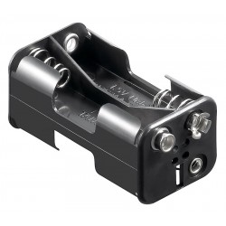 GOOBAY θήκη μπαταρίας 11465 για 4x AA μπαταρίες, μαύρη Ηλεκτρολογικός εξοπλισμός