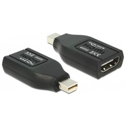 DELOCK αντάπτορας DisplayPort mini σε HDMI 65552, 1080p, μαύρος Εικόνα