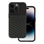 POWERTECH Θήκη Thunder MOB-1833 για iPhone 14 Pro, μαύρη Θήκες