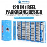 SUNSHINE σετ κατσαβιδιών ακριβείας SS-5120 με θήκη, μαγνητικό, 128τμχ Κατσαβίδια