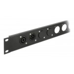 DELOCK κάλυμμα 86791 για D-Type υποδοχές, μεταλλικό, μαύρο Καμπίνες - Rack