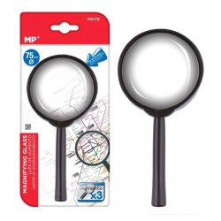 MP μεγεθυντικός φακός PA172, x5, 75mm, μαύρος Γραφική Ύλη