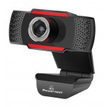 POWERTECH web camera PT-1078, 2.0MP Full HD, Plug & Play, 1.35m, μαύρη Web Κάμερες