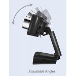 POWERTECH web camera PT-1078, 2.0MP Full HD, Plug & Play, 1.35m, μαύρη Web Κάμερες