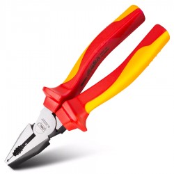 DELI πένσα ίσια ηλεκτρολόγου DL512007, μόνωση VDE 1000V, 18cm Πένσες