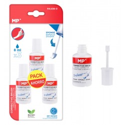MP διορθωτικό υγρό με σφουγγάρι PA436-3, 3x 8ml Γραφική Ύλη