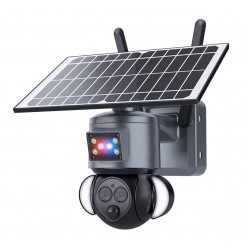 SECTEC smart ηλιακή κάμερα ST-558-6M-12X-4G-EU, προβολείς, 3MP, 4G, PTZ Smart Κάμερες