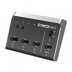 SYNCO μίκτης ήχου MC3-LITE, 4 καναλιών, Bluetooth, 500mAh, γκρι Συστήματα Ήχου