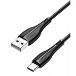 USAMS καλώδιο USB-C σε USB US-SJ372, 2A, 1m, μαύρο USB-C (Type-C)