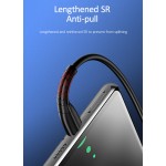 USAMS καλώδιο USB-C σε USB US-SJ366, 2A, 1m, μαύρο USB-C (Type-C)