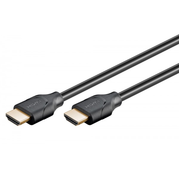 GOOBAY καλώδιο HDMI 2.1 με Ethernet 61641, ARC, 48Gbit/s, 8K, 3m, μαύρο Εικόνα